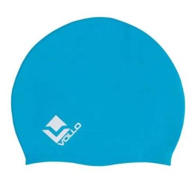 Imagem de Touca de Natação Mergulho Piscina Silicone Vollo Várias Cores, Azul