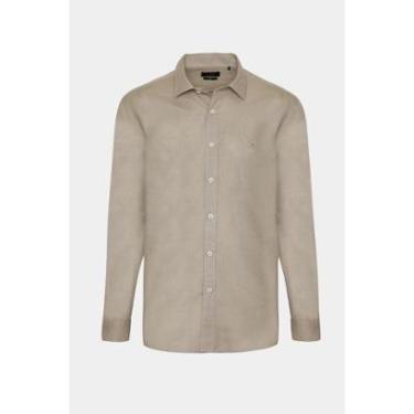 Imagem de Camisa Aramis Manga Longa Regular Linho Caqui-Masculino