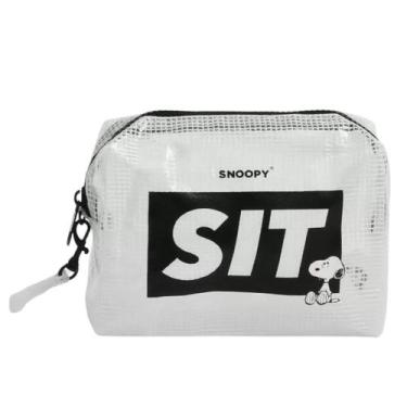 Imagem de Necessaire Snoopy Unissex  Básica Transparente SP12004 - Snoppy, Preto