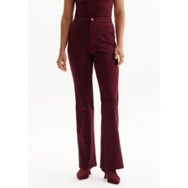 Imagem de Calça Boot Cut Cintura Alta Sport Easy-Feminino