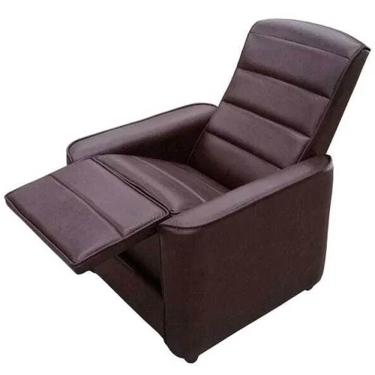 Imagem de Poltrona Stela em Corino Reclinável Delare - Marrom