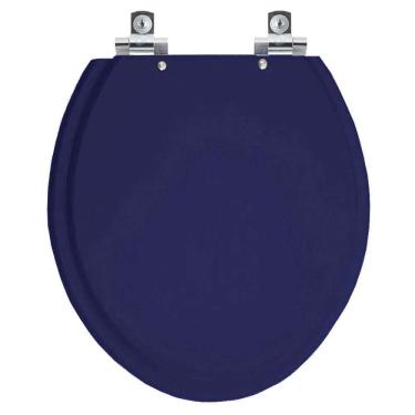 Imagem de Assento Sanitário Soft Close Convencional Oval Cobalto Para Vaso Ideal Standard