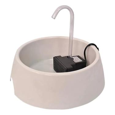 Imagem de Fonte Automática de Água para Cães e Gatos 1L com Circulação Contínua e Filtro de Carvão(Branco)
