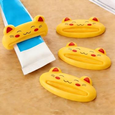 Imagem de Espremedor de pasta de dente com desenho animado - Espremedor manual de animais - 4 AMARELO