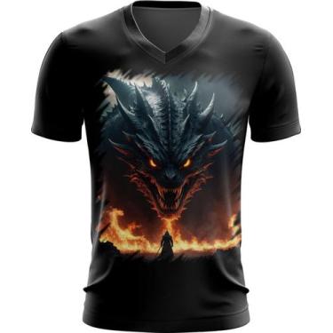 Imagem de Camiseta Gola V Leviathan Infernal Fogo 1, M