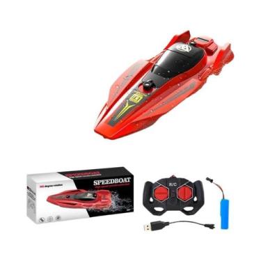 Imagem de Barco RC Mini De Alta Velocidade 25Km/h À Prova d'Água 2.4G Com Motor 