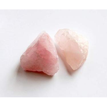 Imagem de Pedra Bruta de Quartzo Rosa Natural Cristal do Amor P