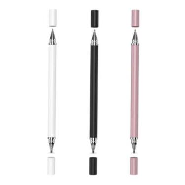 Imagem de Caneta 2x1 dupla-ended touch-screen para smartphones tablet laptops e 