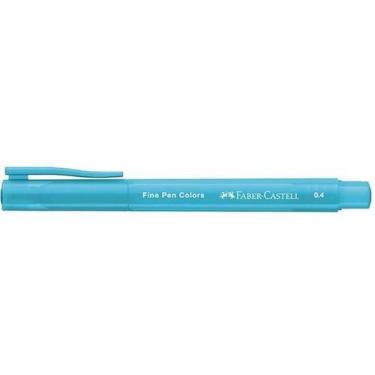 Imagem de Caneta Ponta Porosa Fine Pen 0.4mm- Faber-Castell/ WX Gift, Azul Claro