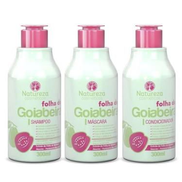 Imagem de Kit Folha De Goiabeira 3x300ml Natureza Cosméticos