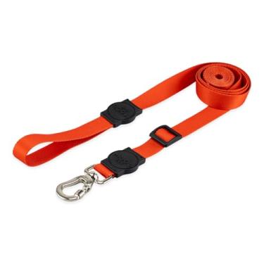 Imagem de Mood Pet Coleira Guia Retrátil Para Cães Cachorro Adestramento Passeio Porte Grande Médio Pequeno (Red, M)