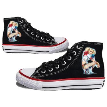 Imagem de Tenis casual cano alto lançamento 2022 coleção alerquina unissex - DI 