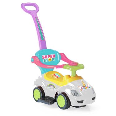 Imagem de Mega Car Unicórnio Andador Com Empurrador - Xplast
