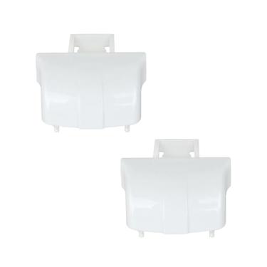 Imagem de WR2X9144 Tampas de extremidade de barra de retenção de prateleira de geladeira - para refrigeradores GE | Substitui WR2X8776, PS299562, AP2060697, AH299562, EA299562 | Peças de reposição duráveis e