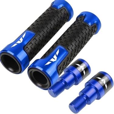 Imagem de Motorcycle Throttle Handle Grips，replacement part，Handlebar Grips Powersports Grips Accessories, For Yamaha MT09 TRACER MT10 MT125 MT-09 MT-10 MT-01 2015 2016