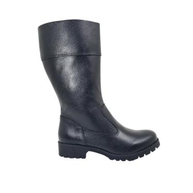 Imagem de Bota Feminina Cano Longo Salto Baixo Numeração Especial Carmem