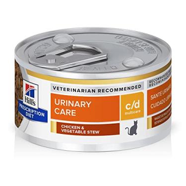 Imagem de Ração Úmida Hills Feline Multicare Prescription Diet C/D para Gatos Adultos - 82g