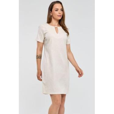 Imagem de Vestido Curto PKS Linho Natural, M