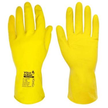 Imagem de Luva de Segurança Multiuso Volk Para Limpeza Látex - Volk do Brasil, A