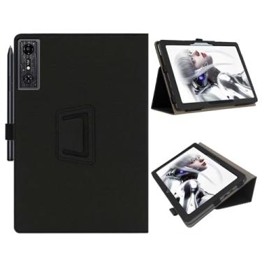 Imagem de Capa para tablet gamer RedMAGIC Nova de 10,9 polegadas, ângulos de visualização múltipla, capa fina e leve para tablet gamer ZTE Nubia RedMAGIC Nova com alça de mão e suporte de lápis, preta