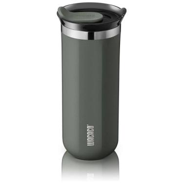 Imagem de Copo para Café 435 mL Isolado a Vácuo Aço Inox Duplo com Tampa, WACACO Octaroma, Verde