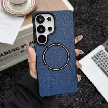 Imagem de Capa para Samsung Galaxy S25 S24 Ultra Plus e Samsung S23 S24 Fe S22 S25 Ultra (para S25Ultra/Azul)