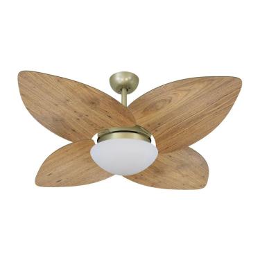 Imagem de Ventilador de Teto Dormamu Gold 4 Pás Rádica Freijó 127V