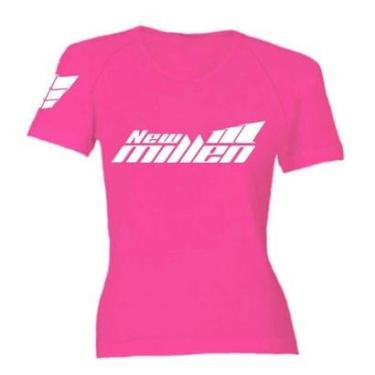 Imagem de Camiseta Baby Look Feminina - Tamanho G Rosa - New Millen-Masculino