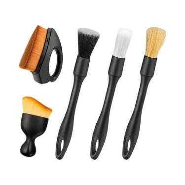 Imagem de Conjunto De Escovas Para Detalhamento De Interior De Carro 4-5PCS Ferr