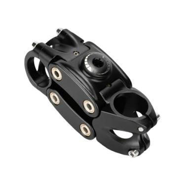 Imagem de Mesa de suspensão para bicicleta de montanha/estrada MTB 90/50MM para ciclismo off-road e turismo, com amortecimento e quatro articulações. Ideal para academia.(Black 90mm)