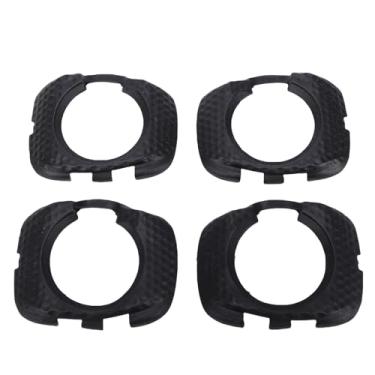 Imagem de RiToEasysports Acessórios de Bicicleta, 2 Pares de Capa de Presilha para Pedal de Bicicleta, Proteção contra Desgaste ABS Antiderrapante Protetor de Presilha para Sapatos para Ciclismo (BLACK)
