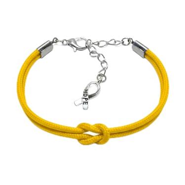 Imagem de LAMIBEE Pulseira para uma causa, pulseira de fita de conscientização, pulseiras ficam bem em breve, pulseira de cordão de surfista de proteção para homens, mulheres estilo amuleto boho, Medium, Não