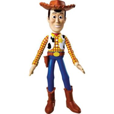 Imagem de Boneco TOY STORY Woody em Vinil Atóxico - 19CM - Lider Brinquedos, Toy