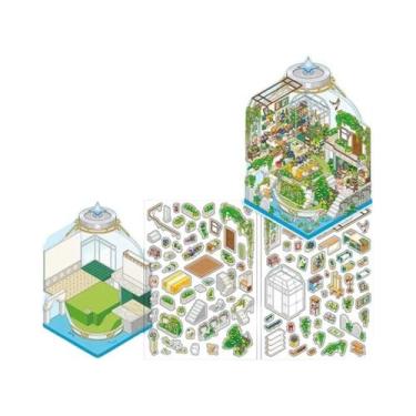 Imagem de Adesivo 3D DIY De Paisagem Marinha Kawaii, Cenário De Cabana Para Pres