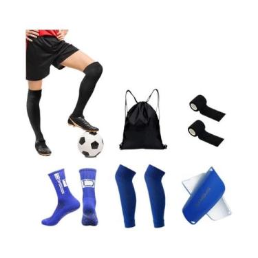 Imagem de Meias De Futebol Antiderrapantes, Conjunto De 5 Peças, Confortáveis E 