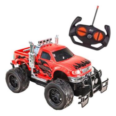 Imagem de Carrinho Controle Remoto Unik Toys Trucks Radicais Vermelho Off-road