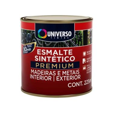 Imagem de Tinta Esmalte Sintetico Preto Fosco 225ml Universo