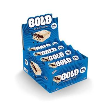 Imagem de Barra de Proteína Bold Cookies & Cream 40g (12 unidades) - BOLD Snacks