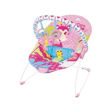 Imagem de Cadeirinha de Descanso para Bebê Mastela Vibratória Carnaval com Móbil