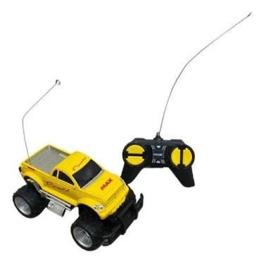Imagem de Carrinho Caminhonete Pick Up Controle Remoto 1 24 Importway Amarelo