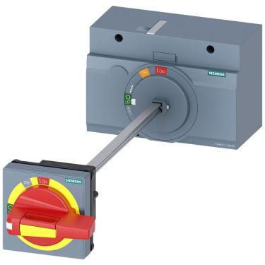 Imagem de Acessórios 3VM9417-0FK25 Acionamento Giratório com Travamento IP65 Amarelo e Vermelho Siemens
