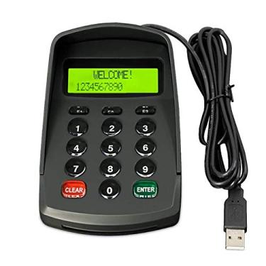 Imagem de Teclado numérico USB 15 Teclas Teclado Numérico para Banco, Telecomunicações, Contador de Salão de Negócios Unicom Móvel, Sistema de Pagamento Financeiro POS Teclado Digital (YD541-Texto Simples Sem Som)