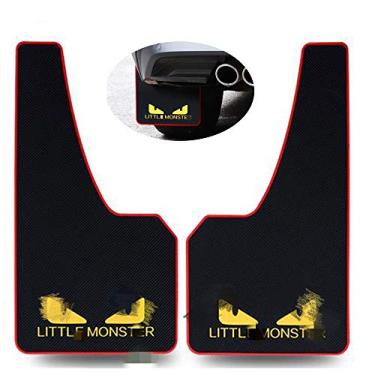 Imagem de YUNM Protetor de lama universal para carro, abas de borracha, protetor de lama de borracha, protetor de lama para esportes universais, protetores de lama e retaguardasYUNM YUNM-CMDFR