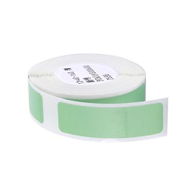 Imagem de LUGU Papel de etiqueta pa impressão térmica Código de bar s Preço Tamanho Nome Etiquetas em b nco Resistente a sgos à prova d'água 12 * 40mm 160 unidades/rolo pa izador doméstico