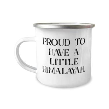 Imagem de Proud to Have a Little Himalayan. Caneca de camper de 355 ml, gato do Himalaia, diversão para gato do Himalaia
