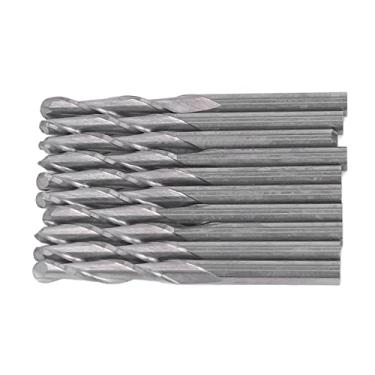 Imagem de Fresa de Ponta Esférica Set Bits HSS CNC Espiral Ballnose Fresa Fresa Diâmetro de Corte Ferramenta de Fresagem para Gravação, Fresas de Topo
