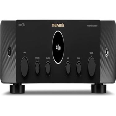 Imagem de Marantz Receptor AV STEREO 70s 2-Ch (75W x 2) – Receptor compacto de home theater 4K/120 e 8K, amplificação classe A/B, suporta Spotify Connect, Airplay 2, Bluetooth e muito mais via Wi-Fi e HEOS