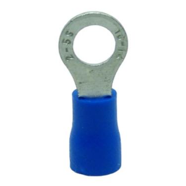 Imagem de Terminal Compressão Tipo Anel 1.5 Mm A 2.5 Mm Simples C/ Capa Plastica