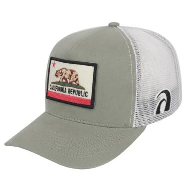 Imagem de Boné Surf Alive Trucker California Republic Patch Cinza