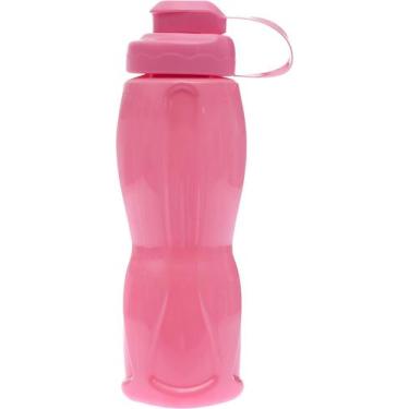 Imagem de Garrafinha Squeeze Agua Plástico Reforçada 700ml - MasterUtil, Rosa be